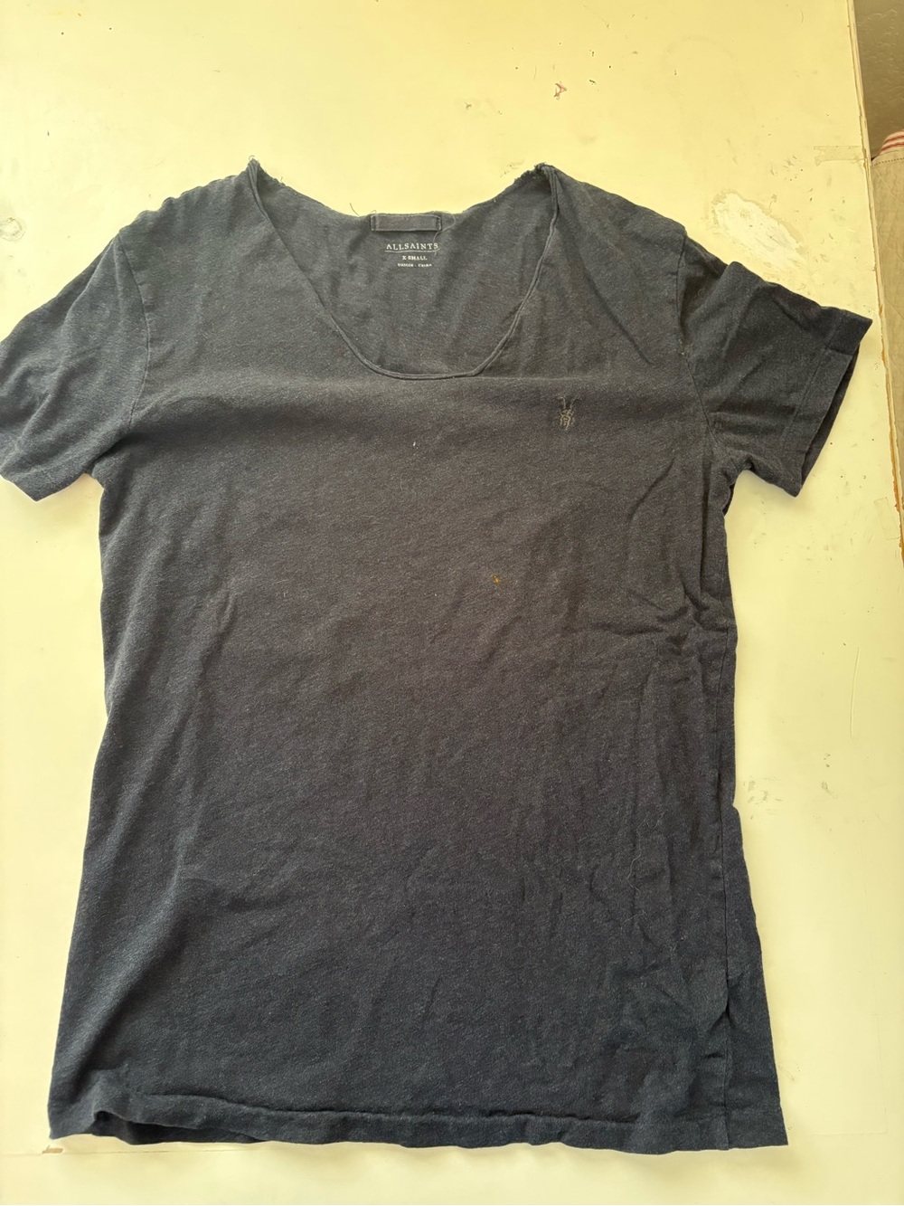 AllSaints Charcoal Gray Crewneck Tank